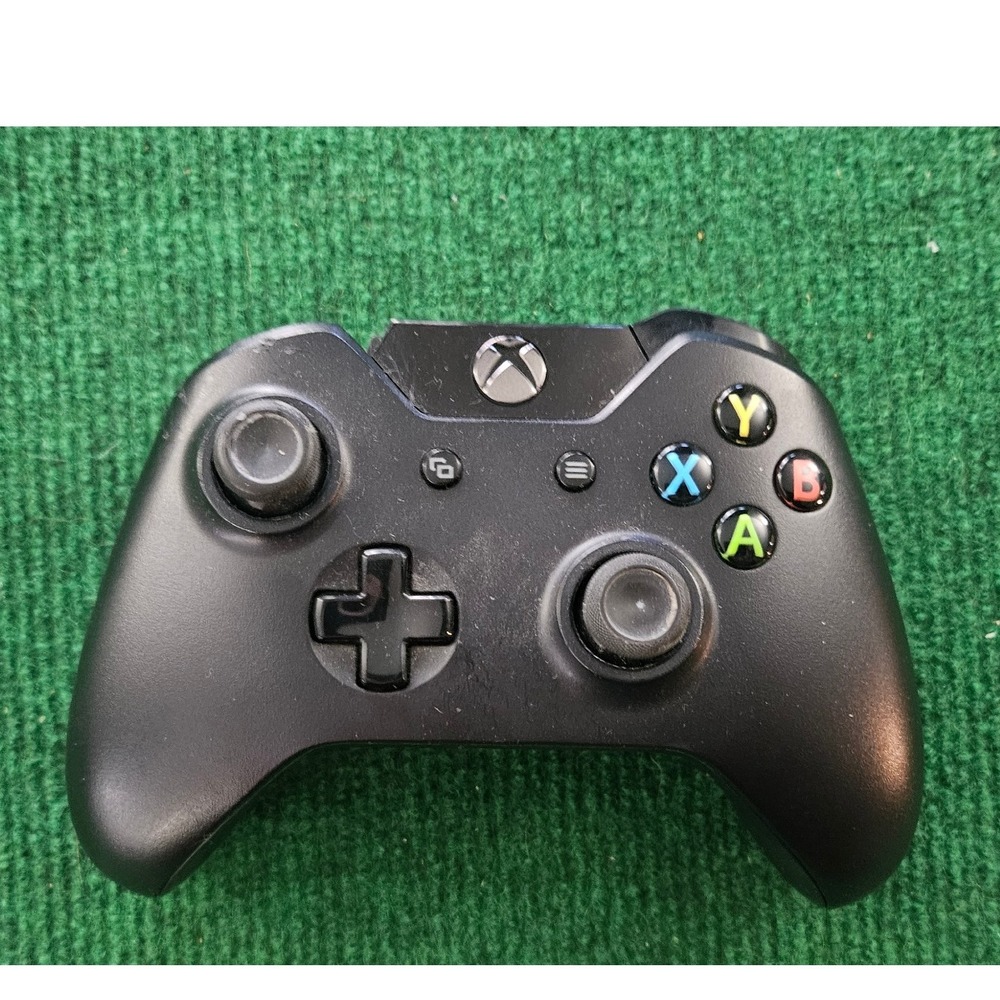 Xbox One Wireless Controller Black Damaged For Parts Or Repair